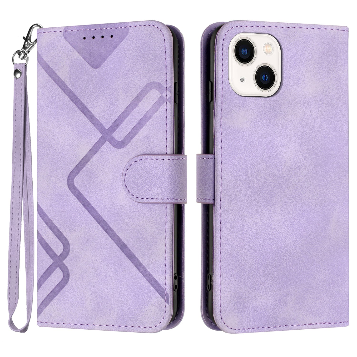 YX0040 For iPhone 13 mini 5.4 inch Stylish Imprinted Phone Case PU Leather Wallet Stand Cover YX0040 For iPhone 13 mini 5.4 inch Stylish Imprinted Phone Case PU Leather Wallet Stand Cover